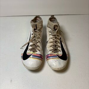Nike Mercurial Superly Youth Soccer Cleats 3Y Preowned White Unisex